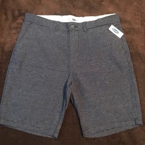 Old Navy Slim Fit Linen/Cotton Shorts  NWT!